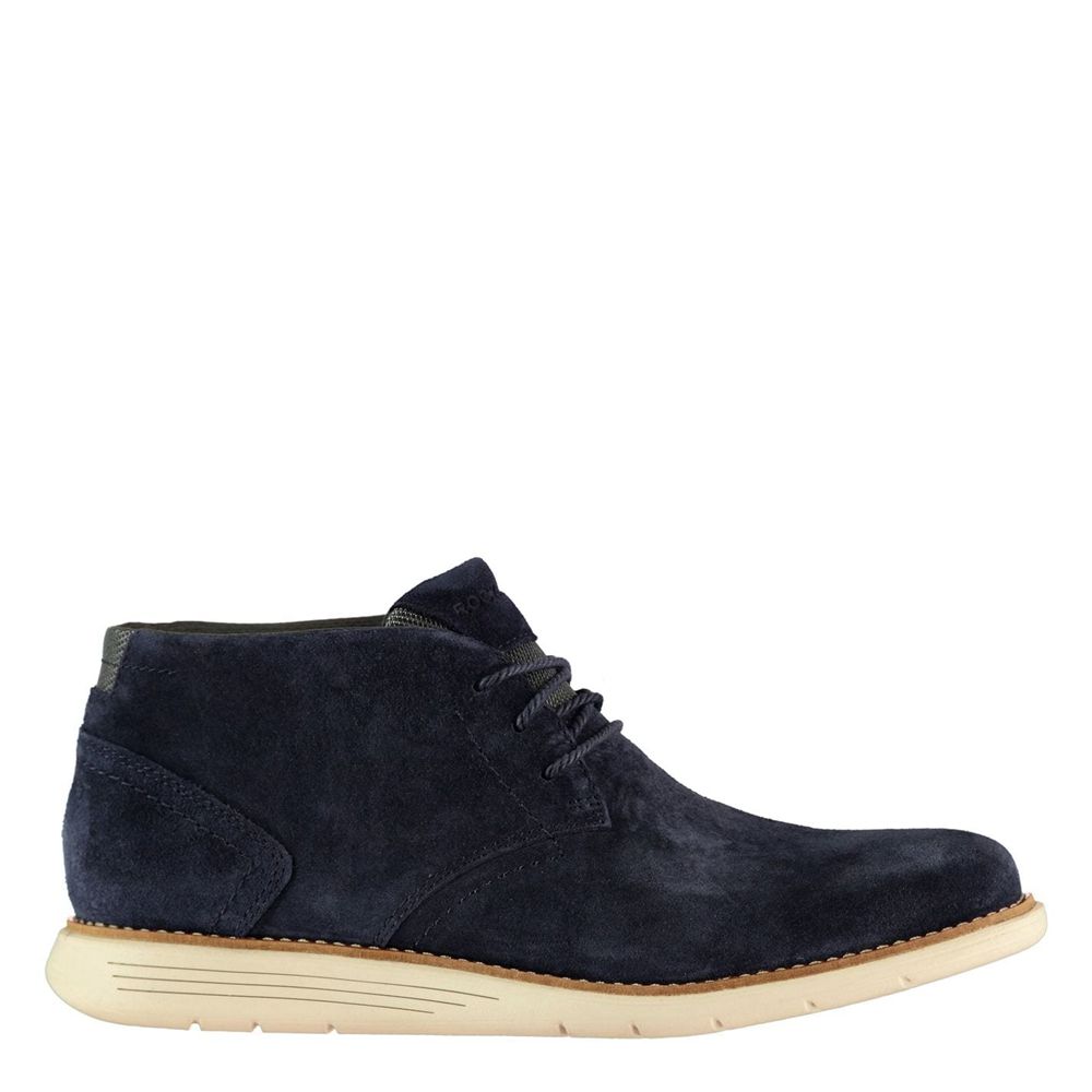 Rockport Canada - Mens Chukka Boots Navy (CPZ501948)